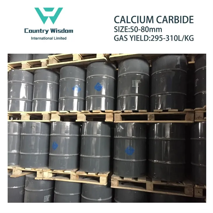 Most Competitive 50-80mm Calcium Carbide Price in Iron Drum