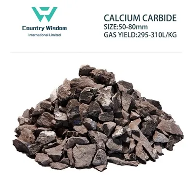 Vrhunski dobavitelj kalcijevega karbida z granulami 50-80 mm