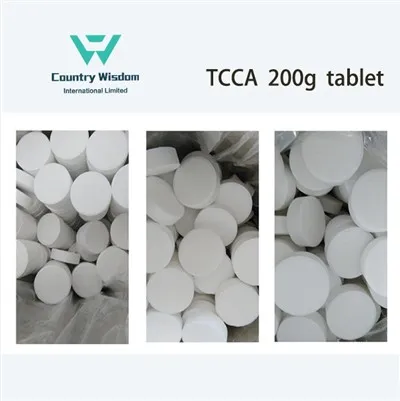 TCCA 200 g klorova tableta, šumeča hitro raztapljajoča se sterilizacijska tableta